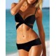 Maillot de bain effet papillon noir