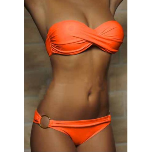 Tankini Femme Push-up - Maillot De Bain 2 Pièces Avec Jupe, Taille Haute, Pour Plage Et Piscine
