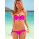 Maillot de bain bandeau rose