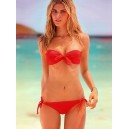 Maillot de bain bandeau rouge