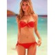 Maillot de bain bandeau rouge