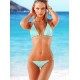 Maillot de bain bleu avec chaine dorée