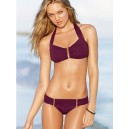 Maillot de bain bandeau pourpre
