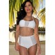 Maillot de bain femme style rétro blanc