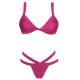 Maillot de bain femme triangle rose