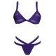 Maillot de bain femme triangle violet
