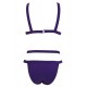 Maillot de bain femme triangle violet