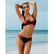 Maillot de bain corbeille bordeaux et noir