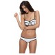 Maillot de bain corbeille blanc