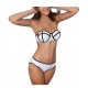 Maillot de bain corbeille blanc