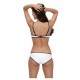 Maillot de bain corbeille blanc