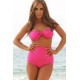 Maillot de bain femme style rétro rose