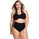 Maillot de bain femme 1 pièce trikini croisé