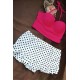 Maillot de bain femme culotte taille haute rose et noir