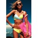 Maillot de bain femme triangle motif géométrique